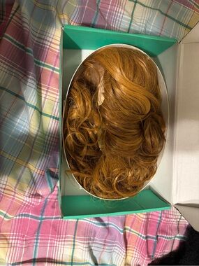Synthetic Deep Copper Red Wig for Women - Design Studio